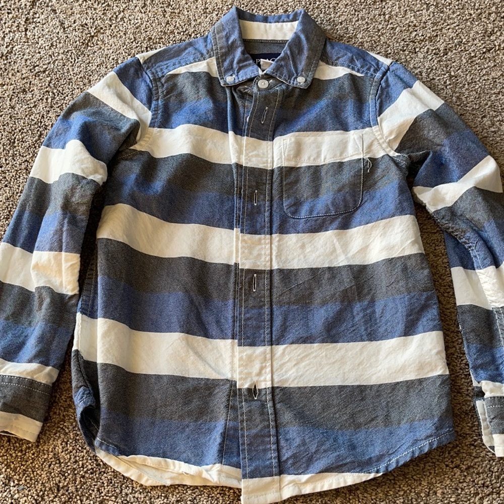 Boys button up, so cute!